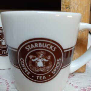 STARBUCKS  2 MINI COFFEE MUGS